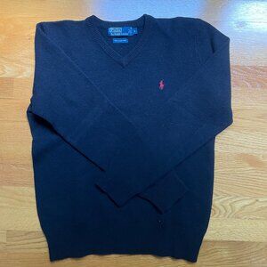 Polo Ralph Lauren Black Wool Sweater